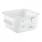 Carlisle 2 and 4 Qt. Green Square Polypropylene Food Storage Container Lid