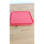 Carlisle 2 and 4 Qt. Green Square Polypropylene Food Storage Container Lid