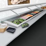 Hatco CWBP-S2SLANT Two Pan Slanted Slim Drop-In Refrigerated Cold Food Well - 120V Hatco CWBP-S2SLANT Two Pan Slanted Slim Drop-In Refrigerated Cold Food Well - 120V