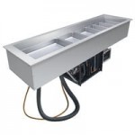 Hatco CWBP-S2SLANT Two Pan Slanted Slim Drop-In Refrigerated Cold Food Well - 120V Hatco CWBP-S2SLANT Two Pan Slanted Slim Drop-In Refrigerated Cold Food Well - 120V