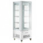 Avantco GD4C-15-HC Copper 4-Sided Glass Refrigerated Display Case