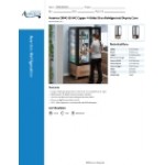 Avantco GD4C-15-HC Copper 4-Sided Glass Refrigerated Display Case