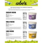 Abe's Vegan Vanilla Frosting 7.5 lb. - 2/Case Abe's Vegan Vanilla Frosting 7.5 lb. - 2/Case