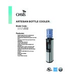Scratch and Dent Oasis 504559C BTSA1SHS 5 Gallon Artesian Stainless Steel Hot / Cold Top Load Water Cooler