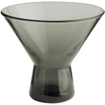 Acopa Pangea 8.5 oz. Gray Martini Glass - 12/Case Acopa Pangea 8.5 oz. Gray Martini Glass - 12/Case