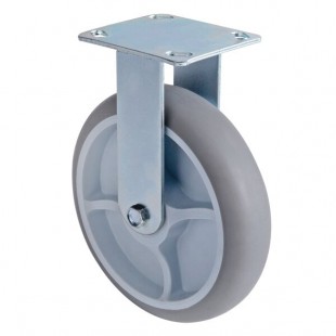 Lavex Fixed Plate Caster for Large Housekeeping Carts Lavex Fixed Plate Caster for Large Housekeeping Carts