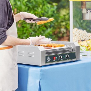 Carnival King HDRG30 30 Hot Dog Roller Grill with 11 Rollers - 120V, 1430W