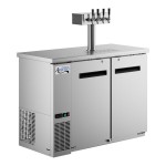 Avantco UDD-48-HC-S Four Tap Shallow Depth Kegerator Beer Dispenser - Stainless Steel, (2) 1/2 Keg Capacity Avantco UDD-48-HC-S Four Tap Shallow Depth Kegerator Beer Dispenser - Stainless Steel, (2) 1/2 Keg Capacity
