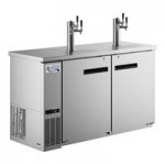 Avantco UDD-48-HC-S Four Tap Shallow Depth Kegerator Beer Dispenser - Stainless Steel, (2) 1/2 Keg Capacity Avantco UDD-48-HC-S Four Tap Shallow Depth Kegerator Beer Dispenser - Stainless Steel, (2) 1/2 Keg Capacity