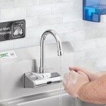 Waterloo Wall-Mount Hands-Free Sensor Faucet with 4 3/8 Waterloo Wall-Mount Hands-Free Sensor Faucet with 4 3/8