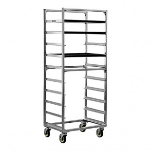 New Age 10 Pan Side Load Heavy-Duty Aluminum Bun / Sheet Pan Rack 1334S New Age 10 Pan Side Load Heavy-Duty Aluminum Bun / Sheet Pan Rack 1334S