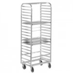 Channel 412S 15 Pan Side Load Stainless Steel Bun / Sheet Pan Rack - Assembled