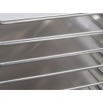 Regency 10 Pan End Load Half Height Bun / Sheet Pan Rack with Cover and 12 Pans - Unassembled Regency 10 Pan End Load Half Height Bun / Sheet Pan Rack with Cover and 12 Pans - Unassembled