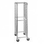 Regency 10 Pan End Load Half Height Bun / Sheet Pan Rack with Cover and 12 Pans - Unassembled Regency 10 Pan End Load Half Height Bun / Sheet Pan Rack with Cover and 12 Pans - Unassembled