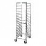 Regency 10 Pan End Load Half Height Bun / Sheet Pan Rack with Cover and 12 Pans - Unassembled Regency 10 Pan End Load Half Height Bun / Sheet Pan Rack with Cover and 12 Pans - Unassembled