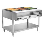 Vollrath 38117 ServeWell® Electric Three Pan Hot Food Table 208/240V - Sealed Well