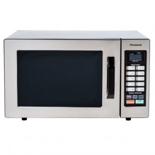 Panasonic NE-1054F Stainless Steel Commercial Microwave Oven - 120V, 1000W