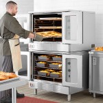 Cooking Performance Group FGC-20-DDLK Deep Depth Double Deck Full Size Liquid Propane Convection Oven with Legs - 120,000 BTU