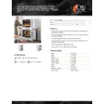 Cooking Performance Group FGC-20-DDLK Deep Depth Double Deck Full Size Liquid Propane Convection Oven with Legs - 120,000 BTU