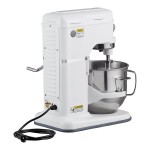 Avantco MIX8WH White 8 Qt. Bowl Lift Countertop Mixer with Standard Accessories - 120V, 4/5 hp Avantco MIX8WH White 8 Qt. Bowl Lift Countertop Mixer with Standard Accessories - 120V, 4/5 hp
