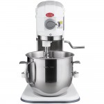Avantco MIX8WH White 8 Qt. Bowl Lift Countertop Mixer with Standard Accessories - 120V, 4/5 hp Avantco MIX8WH White 8 Qt. Bowl Lift Countertop Mixer with Standard Accessories - 120V, 4/5 hp