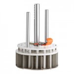 Estella MDD369 Manual Dough Divider - 6.6 lb. Capacity, 9 & 36 Part