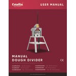 Estella MDD369 Manual Dough Divider - 6.6 lb. Capacity, 9 & 36 Part