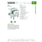 Hobart 4812-36 #12 Meat Grinder / Chopper 120V - 1/2 hp Hobart 4812-36 #12 Meat Grinder / Chopper 120V - 1/2 hp