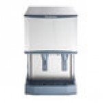 Scotsman HID525AX-1A Meridian® Air-Cooled Countertop Nugget Ice Machine and Water Dispenser with Hands-Free Dispensing - 25 lb. Bin Capacity