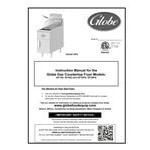 Globe GF30PG 30 lb. Liquid Propane Countertop Fryer - 53,000 BTU