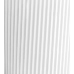 Choice 10 oz. Double Wall Ripple White Paper Hot Cup and Black Lid - 100/Case Choice 10 oz. Double Wall Ripple White Paper Hot Cup and Black Lid - 100/Case