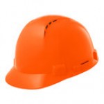 Lift Safety Briggs White 4-Point Ratchet Suspension Vented Short Brim Hard Hat HBSC-7W