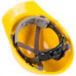 Cordova Duo Safety Yellow Cap Style Hard Hat with 4-Point Ratchet Suspension