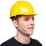Cordova Duo Safety Yellow Cap Style Hard Hat with 4-Point Ratchet Suspension