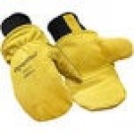 RefrigiWear 0317RGLDXLG Gold Insulated Leather Mitt - XL