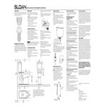 Sloan 8029.8016 ADA Elongated Floor-Mounted Toilet with Pressure-Assisted Tank - 1.0 GPF