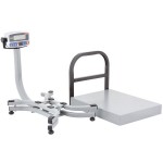 Tor Rey EQB-50/100 100 lb. Digital Receiving Bench Scale with Tower Display, Legal for Trade