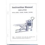 Vestil Tote-A-Load DC Powered Steel Forklift with 26 3/4