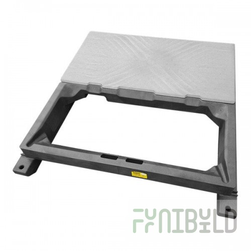 Satellite Industries 10034 Solid Floor Base Assembly for Axxis, Global II, Tufway, Maxim 3000, and Aspen Series