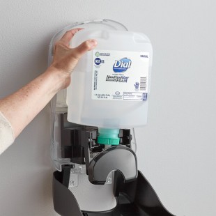 Dial DIA19714 1700 Universal 1.2 Liter Antibacterial Foam Hand Sanitizer Refill - 3/Case Dial DIA19714 1700 Universal 1.2 Liter Antibacterial Foam Hand Sanitizer Refill - 3/Case
