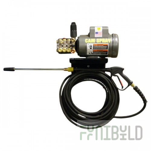 Cam Spray 2725EWM Economy Wall Mount Electric Cold Water Pressure Washer with 50' Hose - 2700 PSI; 2.5 GPM