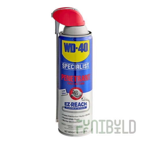 WD-40 300486 Specialist 13.5 oz. Fast-Acting Penetrant Spray with 8