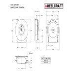 Reelcraft 5605 OLP Series 5005 Premium-Duty Hose Reel for 3/8 Reelcraft 5605 OLP Series 5005 Premium-Duty Hose Reel for 3/8