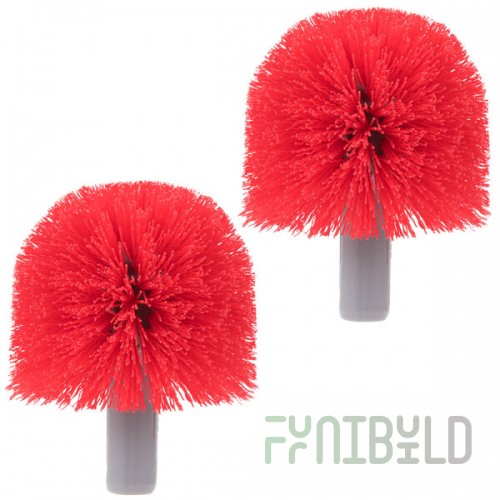 Unger BBRHR Replacement Brush Heads for Unger Ergo Toilet Bowl Brush - 2/Pack