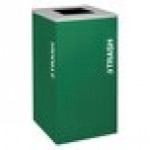Ex-Cell Kaiser RC-KDSQ-T EGX Kaleidoscope Collection Emerald Texture 24 Gallon Customizable Square Trash Can Ex-Cell Kaiser RC-KDSQ-T EGX Kaleidoscope Collection Emerald Texture 24 Gallon Customizable Square Trash Can