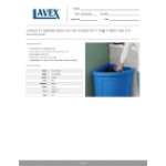 Lavex 21 Gallon Blue Corner Round Rim Top Trash Can Lid