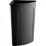 Lavex 21 Gallon Blue Corner Round Rim Top Trash Can Lid