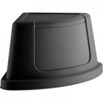 Lavex 21 Gallon Blue Corner Round Rim Top Trash Can Lid