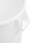 Carlisle 84103202 Bronco 32 Gallon White Round Trash Can Carlisle 84103202 Bronco 32 Gallon White Round Trash Can