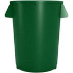 Carlisle 84103202 Bronco 32 Gallon White Round Trash Can Carlisle 84103202 Bronco 32 Gallon White Round Trash Can